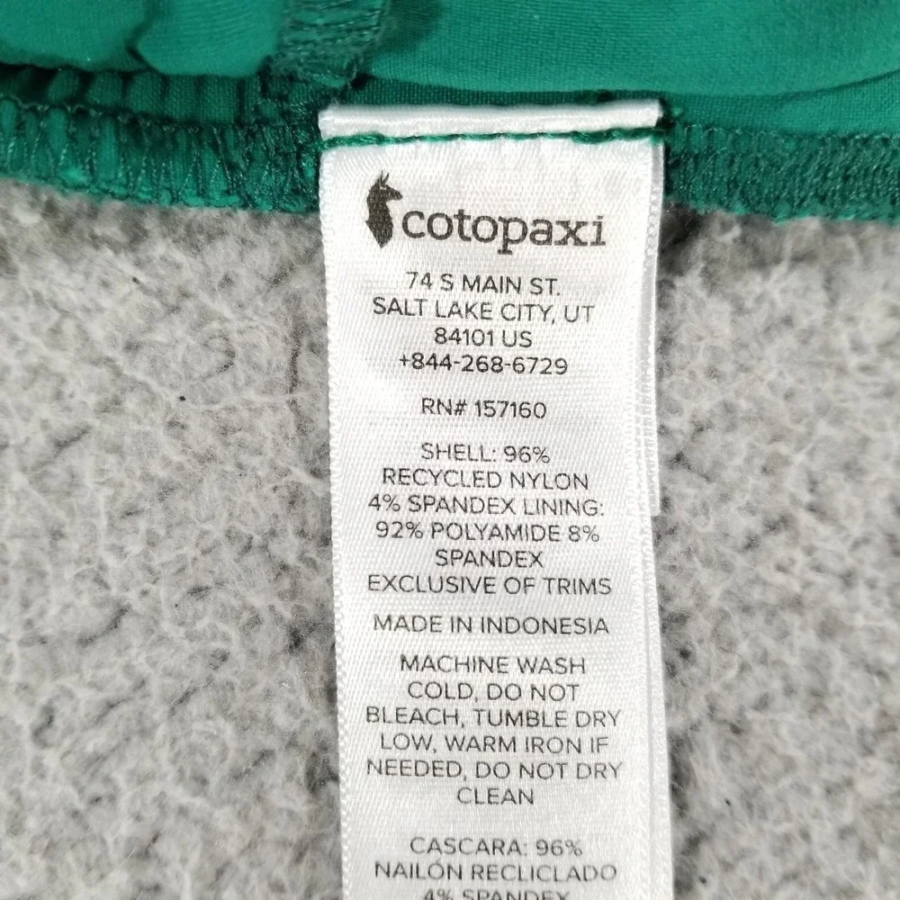 Cotopaxi Swim Trunks Mens XXL Green Mesh Lined Surf Shorts Colorblock Drawstring